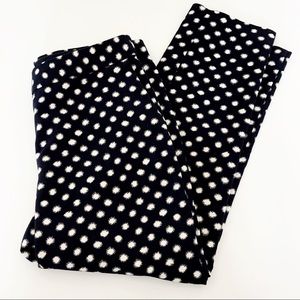 Boden Blue Capri Floral Career Summer Pants Size 8